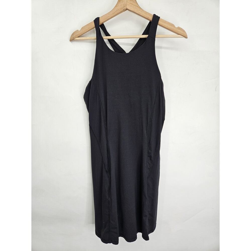 All in Motion Black Racerback Athletic Tennis Dress Sporty Activewear Women’s M